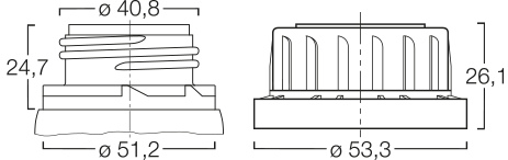 Menshen Chemical Closure 10713..1 Technical Drawing