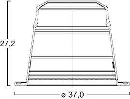 Menshen Coffee Capsule 22980..1 Technical Drawing