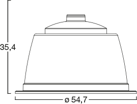 Menshen Coffee Capsule 57003/05 Technical Drawing