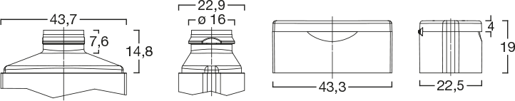 Menshen Flip-Top Cap 12903..1 Technical Drawing