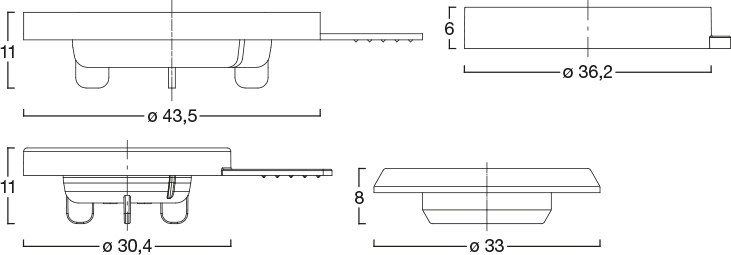 Menshen Protection Plug 12635..1 Technical Drawing