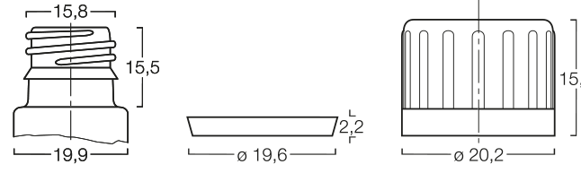 Menshen Screw Closure 31206..1 Technical Drawing