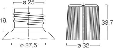 Menshen Screw Closure 33302..1 Technical Drawing