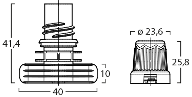 Menshen Weldspout 12463..1 Technical Drawing