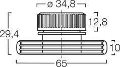 Menshen Weldspout 38506..1 Technical Drawing