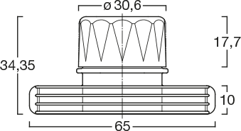 Menshen Weldspout 38515..1 Technical Drawing