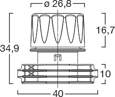 Menshen Weldspout 38556..1 Technical Drawing