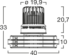 Menshen Weldspout 38561..9 Technical Drawing